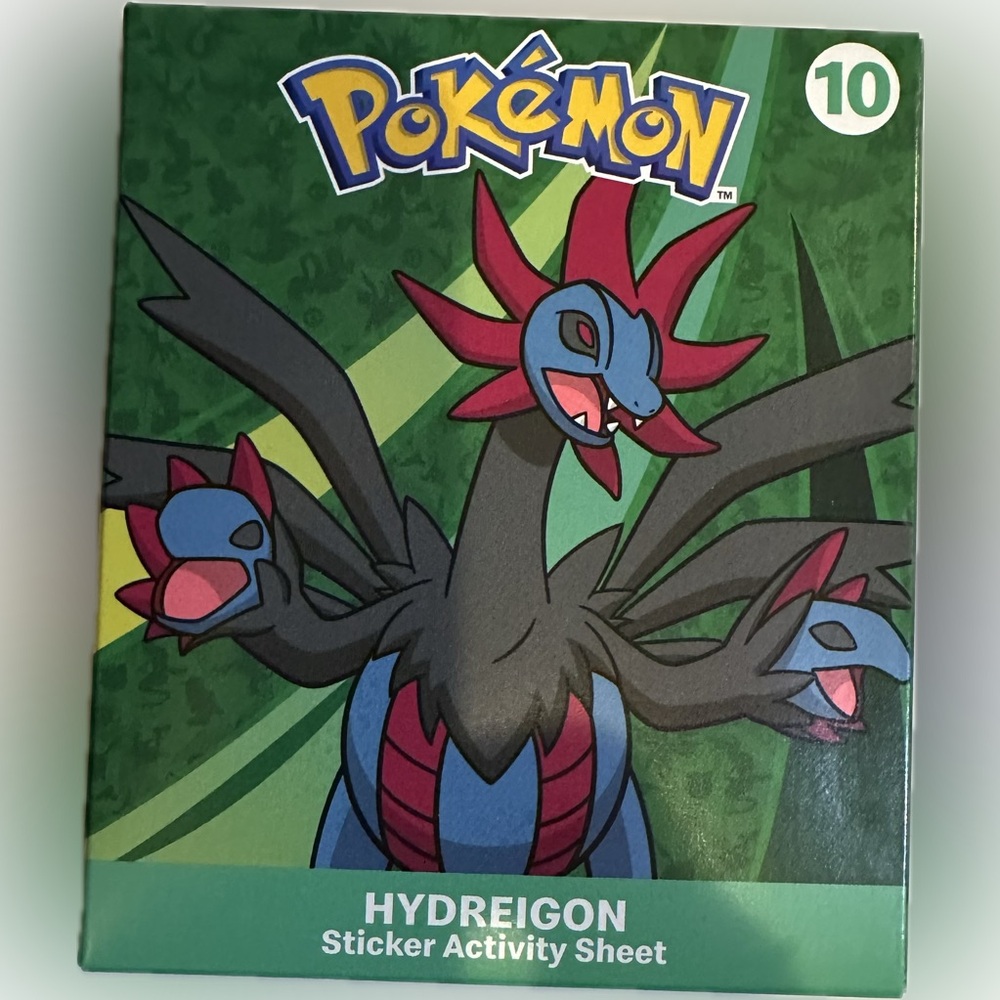 POKÉMON HYDREIGON 2025 MCDONALDS #10 COLLECTIBLE w CARDS SEALED STICKER ACTIVITY